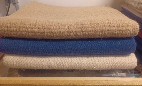 20. Showblanket einfarbig, Wool, 36´´x 34´´ 